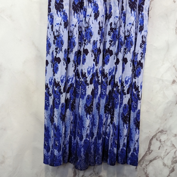 Soft Surroundings Dress Large Petite Maxi Tank Abstract Tie Dye Jersey Mirabelle - Picture 9 of 12